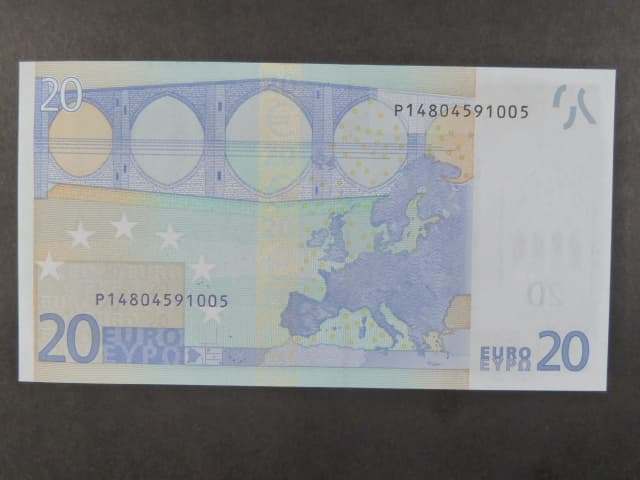 20 Euro 2002 s.P, Holandsko, podpis Jeana-Clauda Tricheta, G006 tiskárna Koninklijke Joh. Enschedé, Holandsko