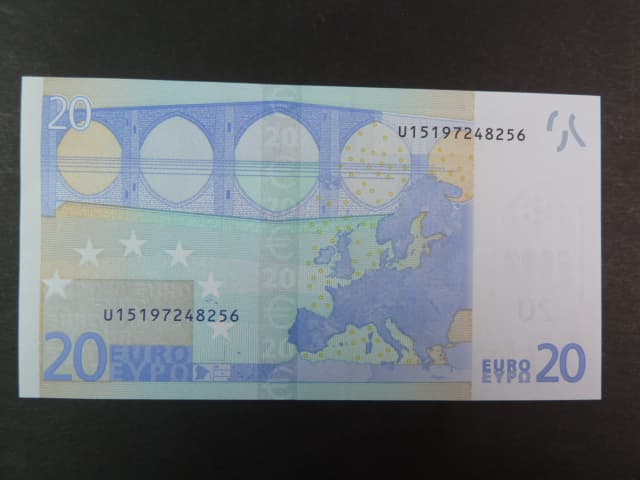 20 Euro 2002 s.U, Francie, podpis Willema F. Duisenberga, L006 tiskárna Banque de France, Francie