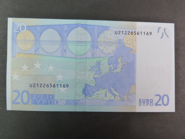 20 Euro 2002 s.U, Francie, podpis Willema F. Duisenberga, L008 tiskárna Banque de France, Francie