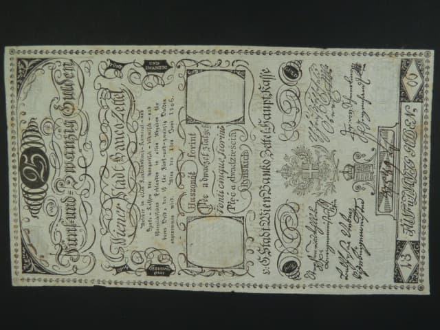 25 Gulden 1.6.1806, Ri. 41, Pi. A40