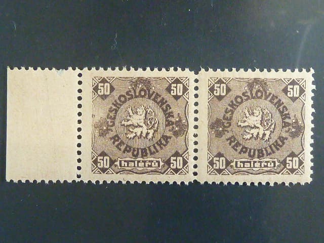 50 h kolek 1919 ve 2-pásce s lepem