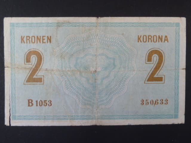 2 K 1914 série B 1053, natrž.