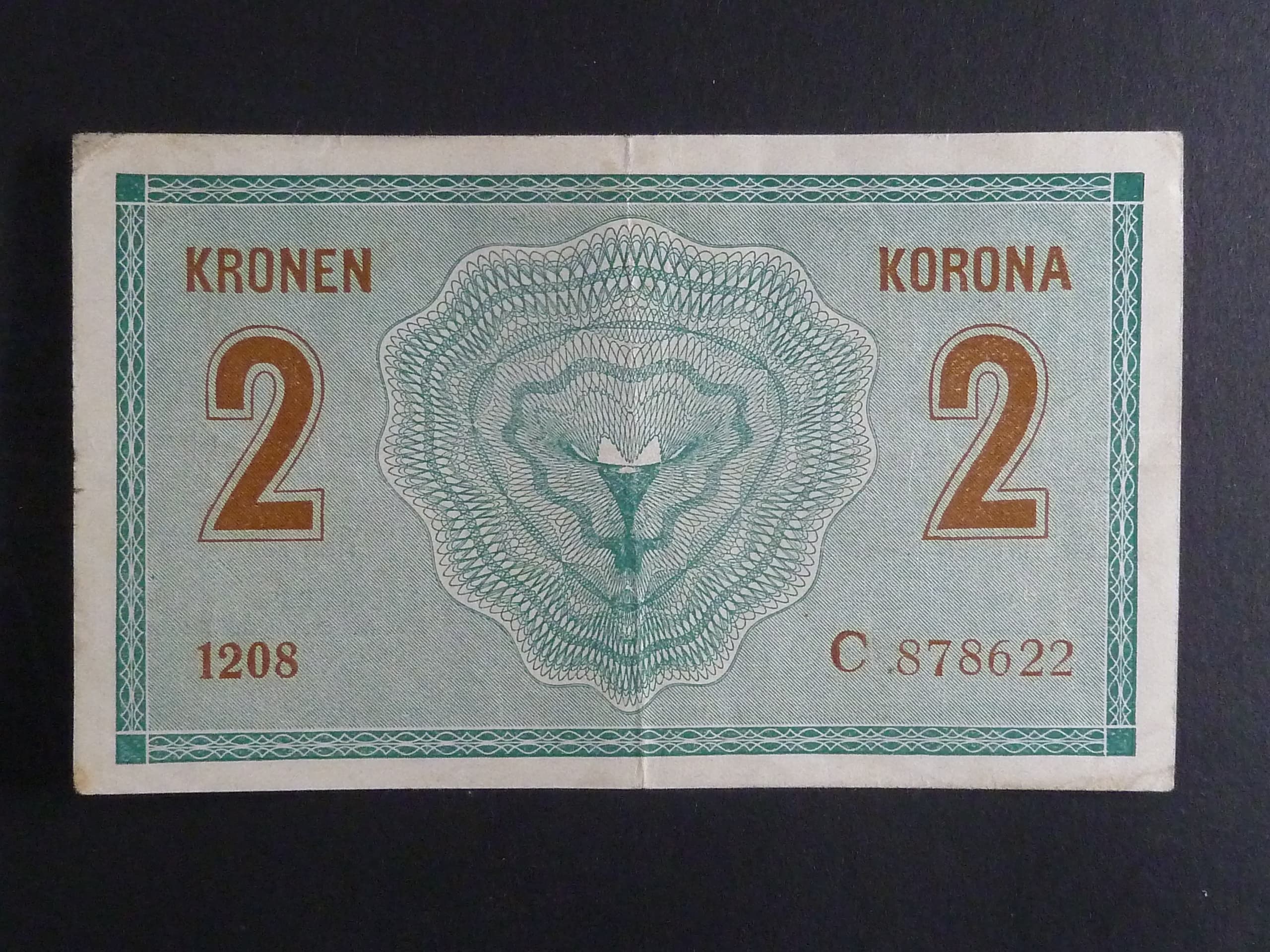 2 K 5.8.1914 série C 1208 - tenké "C"