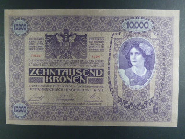 10 000 K 2.11.1918 série 1004