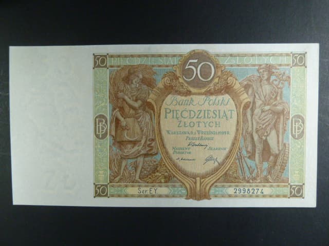 Polsko, 50 Zl 1929 série EY.