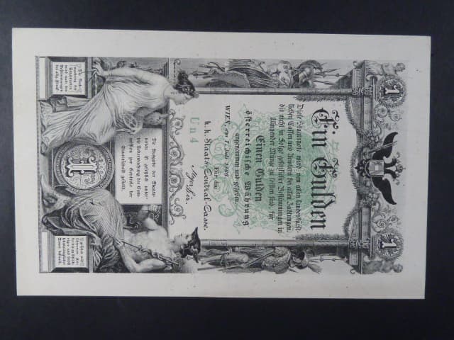1 Gulden 7.7.1866 série Un 4