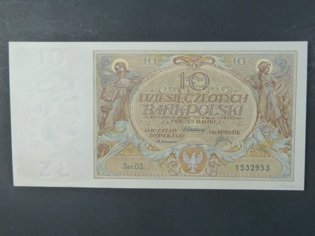 Polsko, 10 Zl 1929 série DS., Ba. PL 5