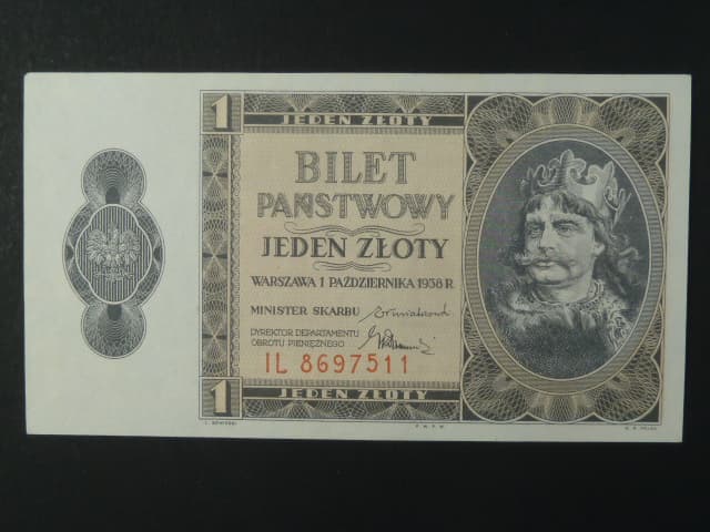 Polsko, 1 Zl 1938 série IL, Ba. PL 1b