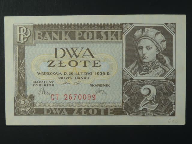 Polsko, 2 Zl 1936 série CT, Ba. PL 2a