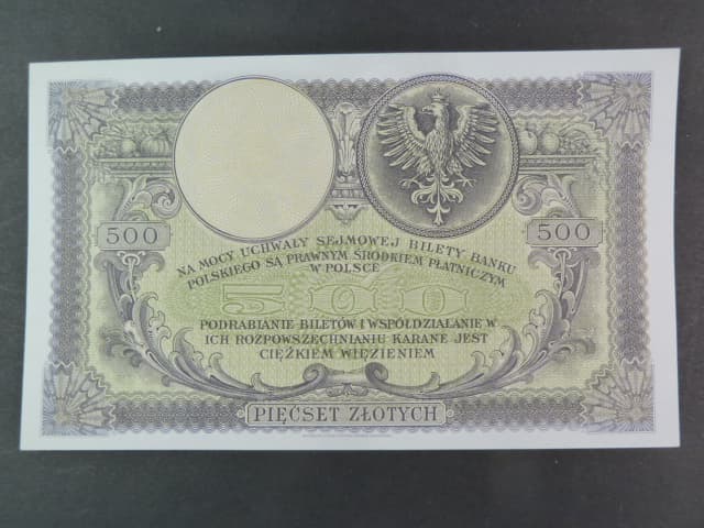 Polsko, 500 Zl 1919 série S.A., Ba. PL 13a