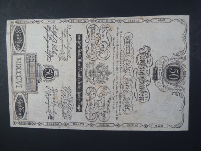 50 Gulden 1.6.1806