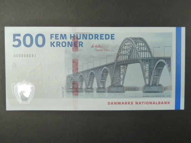 500 Kroner 2019, podpis "Moller"/"Per Gallesen", BNB. B943a