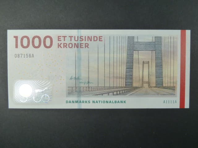 1000 Kroner 2011, podpis "Lars Gerrild Sorensen"/"Per Gallesen", BNB. B939a