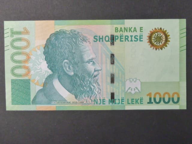 1000 Leke 2019, podpis "Gent Sejko"/"Virjon Lalollari", BNB. B324a