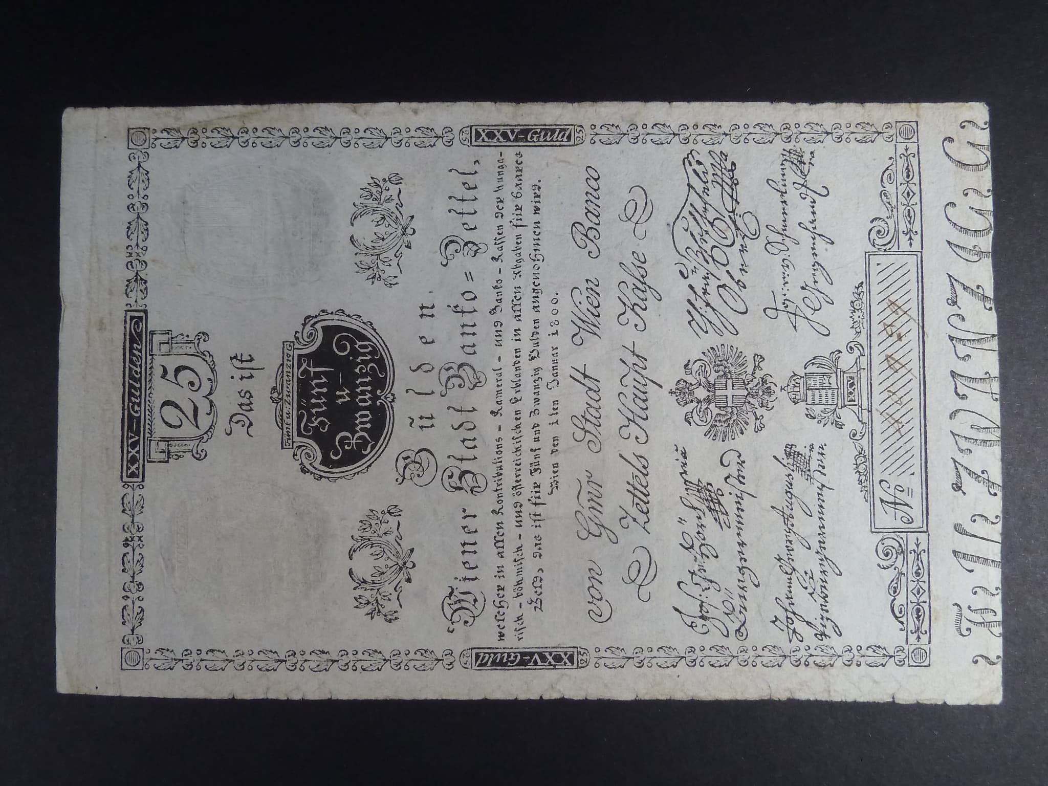 25 Gulden 1800