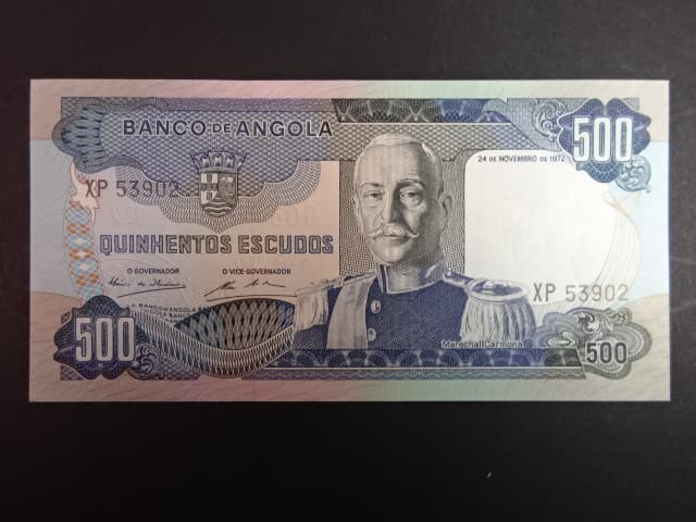 ANGOLA, 500 Escudos 1972, BNB. B426a