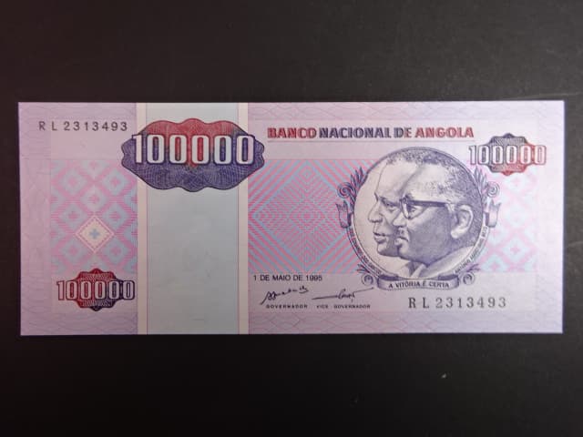 ANGOLA, 100.000 Kwanzas 1995, BNB. B530a