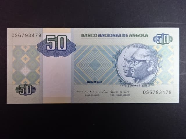 ANGOLA, 50 Kwanzas 2010, BNB. B537b