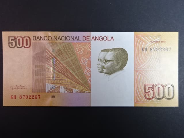 ANGOLA, 500 Kwanzas 2012, BNB. B548a