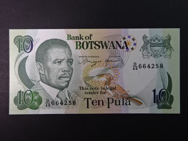 BOTSWANA, 10 Pula 1992, BNB. B112a