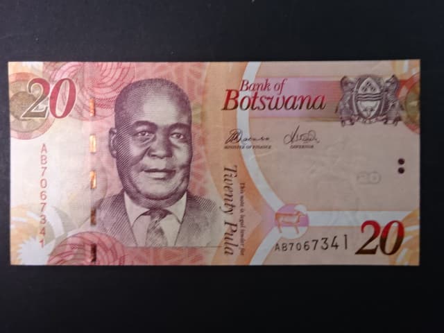 BOTSWANA, 20 Pula 2010, BNB. B125b