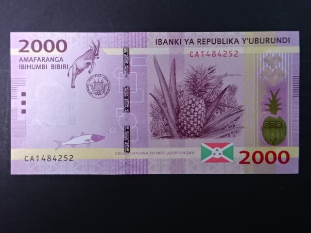 BURUNDI, 2000 Francs 2015, BNB. B238a