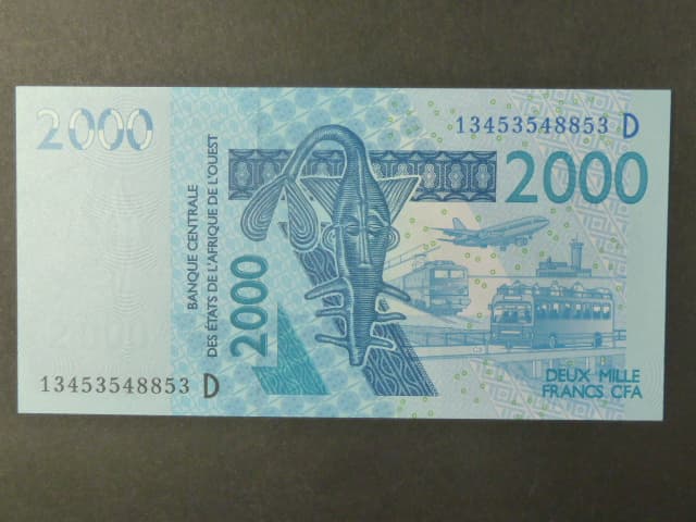 ZÁPADNÍ AFRIKA, MALI, 2000 Francs 2003 D, BNB. B122Da