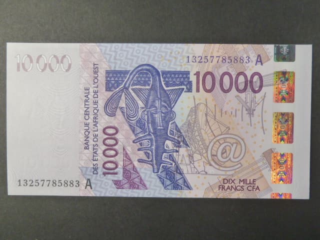 ZÁPADNÍ AFRIKA, POBŘEŽÍ SLONOVINY, 10000 Francs 2013 A, BNB. B124Am