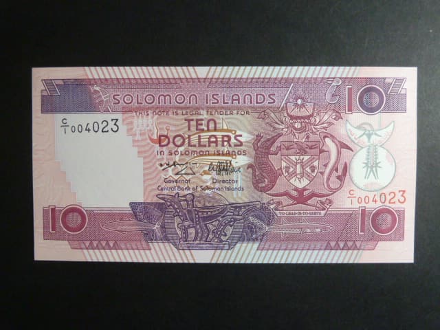 ŠALAMOUNOVY OSTROVY, 10 Dollars 1997, BNB. B210a, Pi. 20