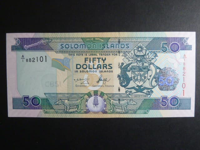 ŠALAMOUNOVY OSTROVY, 50 Dollars 2007, BNB. B219a, Pi. 29
