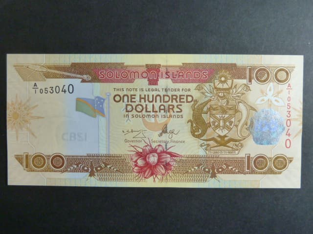 ŠALAMOUNOVY OSTROVY, 100 Dollars 2006, BNB. B220a, Pi. 30