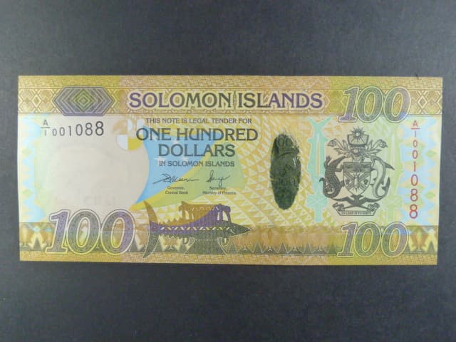ŠALAMOUNOVY OSTROVY, 100 Dollars 2015, BNB. B225a, Pi. 36