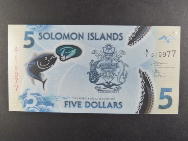 ŠALAMOUNOVY OSTROVY, 5 Dollars 2019, BNB. B221a