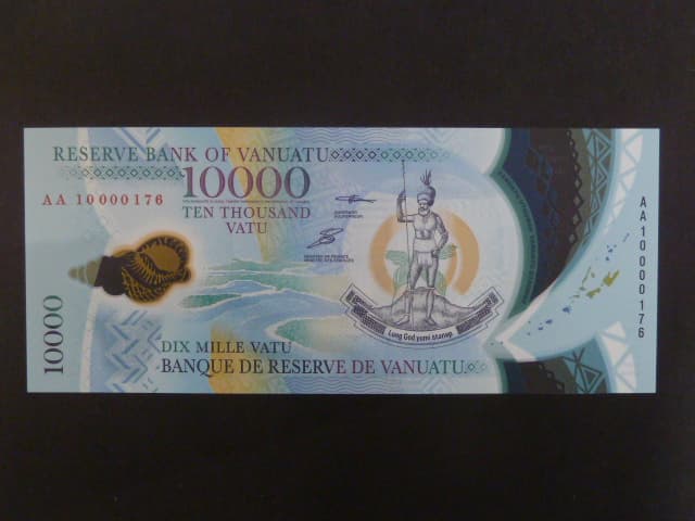 VANUATU, 10000 Vatu 2010 série AA, BNB. B213a, Pi. 16