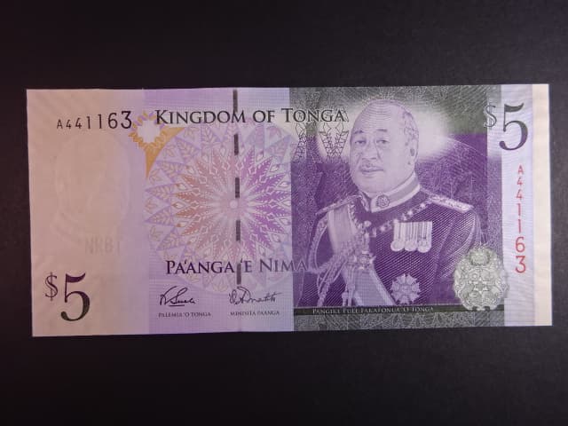TONGA, 5 Pa’anga 2009, BNB. B214a, Pi. 39