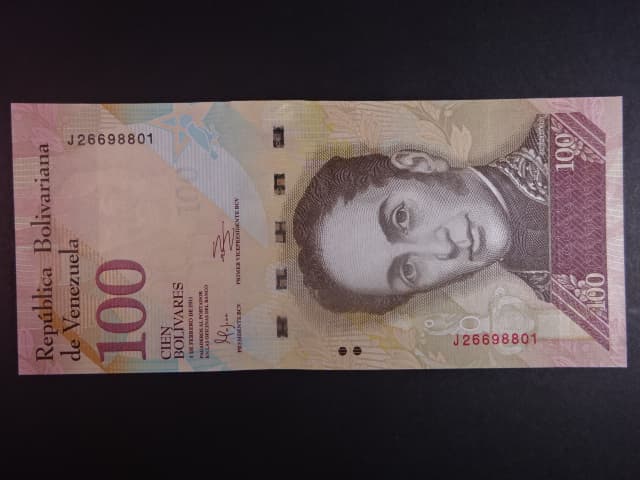 VENEZUELA, 100 Bolivares 2011, BNB. B363e, Pi. 93