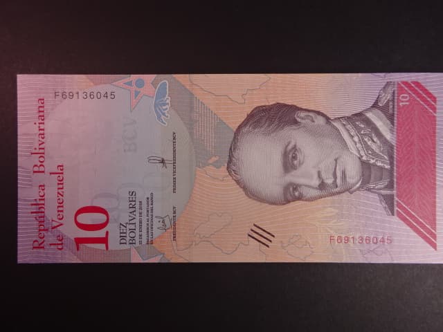 VENEZUELA, 10 Bolivares 2018, BNB. B373a, Pi. 103
