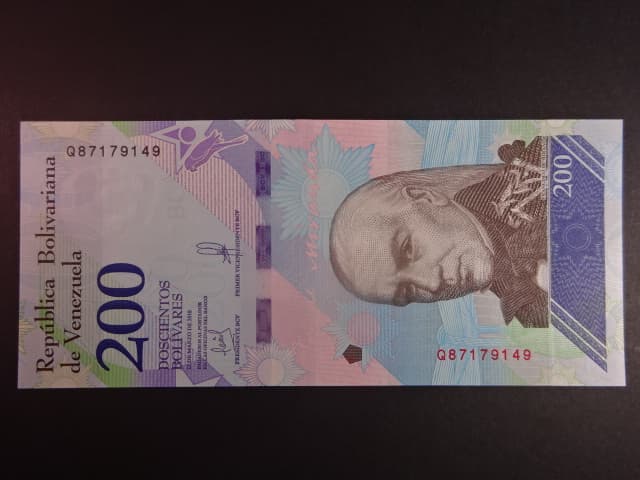 VENEZUELA, 200 Bolivares 2018, BNB. B377b, Pi. 107
