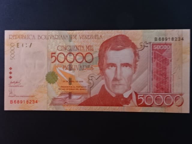 VENEZUELA, 50000 Bolívares 2006, BNB. B357.5a, Pi. 85