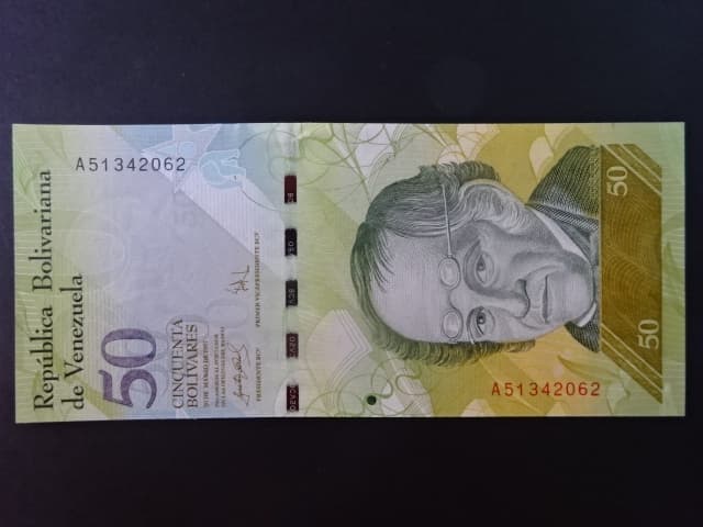 VENEZUELA, 50 Bolivares 2007, BNB. B362a, Pi. 92