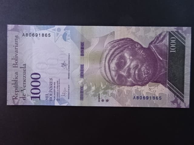 VENEZUELA, 1000 Bolivares 2016, BNB. B365a, Pi. 95