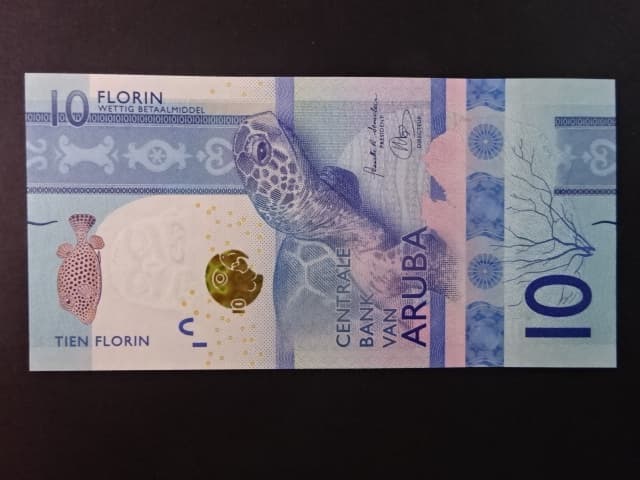 ARUBA, 10 Florin 2019, BNB. B121a