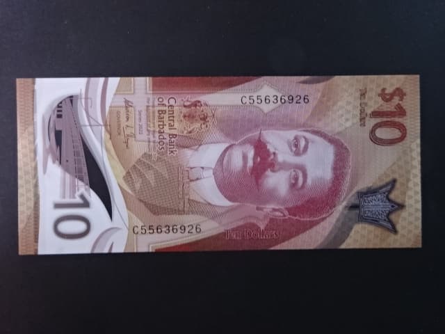 BARBADOS, 10 Dollars 2022, BNB. B241a