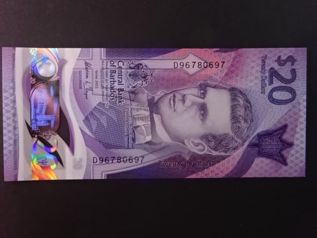 BARBADOS, 20 Dollars 2022, BNB. B242a