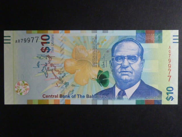 BAHAMY, 10 Dollars 2016, BNB. B352a, Pi. 79