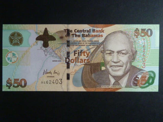 BAHAMY, 50 Dollars 2019, BNB. B354a