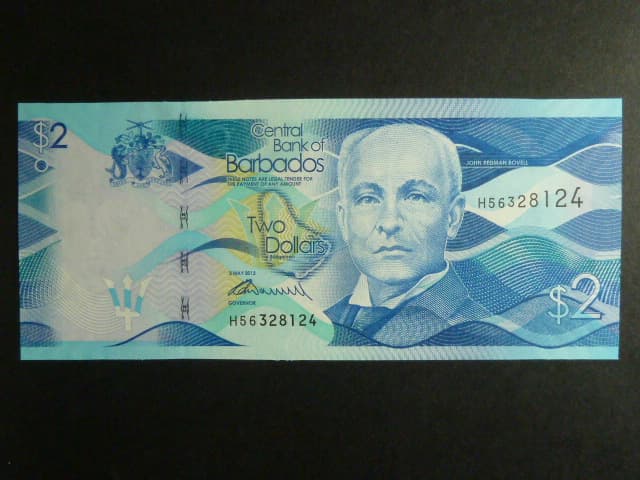 BARBADOS, 2 Dollars 2013, BNB. B232a, Pi. 73