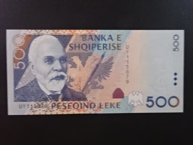 500 Leke 2001, BNB. B317a, Pi. 68