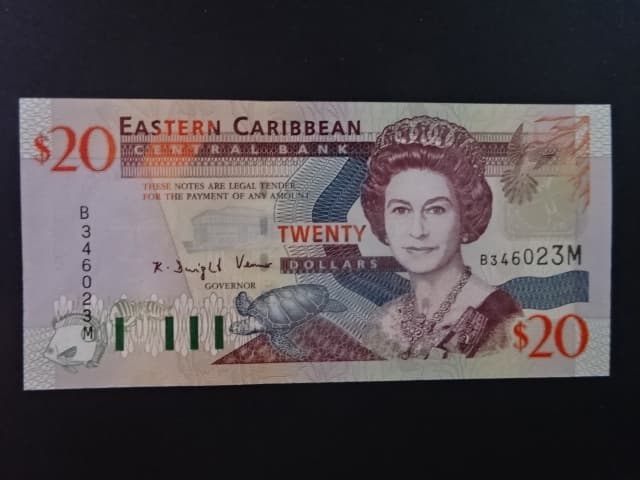 VÝCHODOKARIBSKÉ STÁTY, Montserrat, 20 Dollars 2004 M, BNB. B228m, Pi. 44