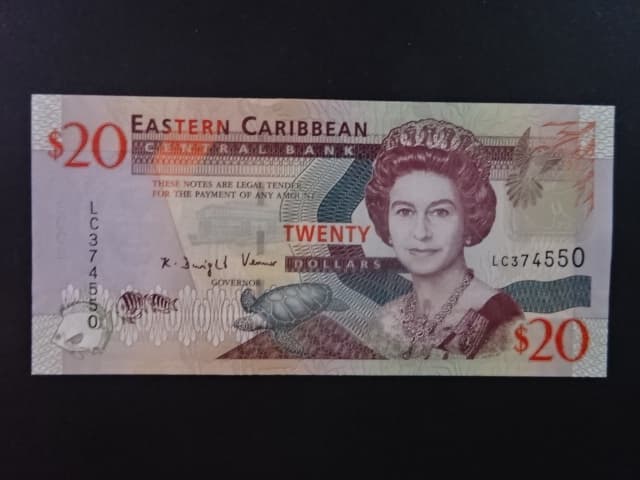 VÝCHODOKARIBSKÉ STÁTY, 20 Dollars 2008, BNB. B233a, Pi. 49